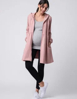 Discount Seraphine Altrosa 3 In 1 Umstands- Und Babytragekleid Mit Kapuze
