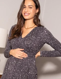 Store Seraphine Animal-Print Umstands- & Stillwickeltunika
