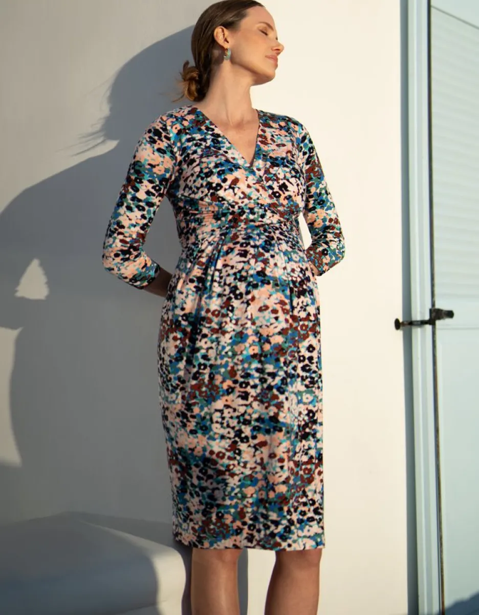 Cheap Seraphine Animal-Print Umstands- & Stillkleid Jersey