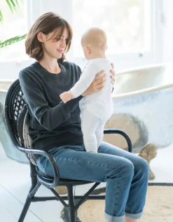 Flash Sale Seraphine Anthrazitfarbener Umstands- & Stillpullover