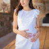 Fashion Seraphine Besticktes Still- Und Umstandstop Aus Baumwolle