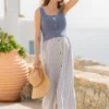Sale Seraphine Blauweises Lift-Up Umstands- & Stillkleid