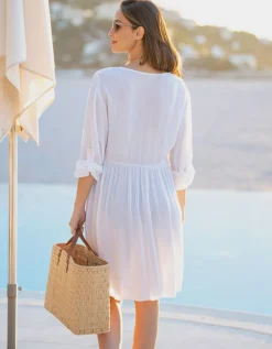 Sale Seraphine Boho Langarm Umstandsmode Bestickter Kaftan