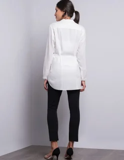 Outlet Seraphine Cremefarbene Umstandsbluse