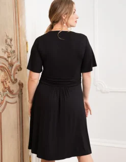Cheap Seraphine Curve Jersey Umstands- & Stillkleid Schwarz