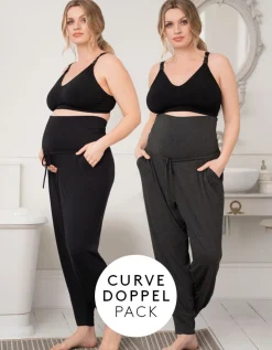 Online Seraphine Curve Umstands-Loungehosen - Doppelpack