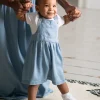 New Seraphine Denim Baby Latzkleid Blau