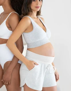 Hot Seraphine Doppelpack Jersey-Umstandsshorts Mit Hohem Bund