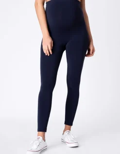 Sale Seraphine Dunkelblaue Bambus Umstandsleggings