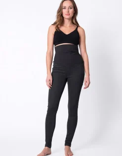 Clearance Seraphine Figurformende Postnatale Jeans - Schwarz