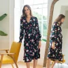 Cheap Seraphine Florales Midi Umstandskleid