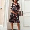 Sale Seraphine Florales Still- & Umstandskleid