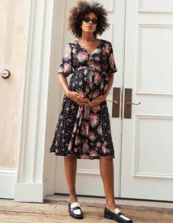 Sale Seraphine Florales Still- & Umstandskleid