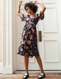 Sale Seraphine Florales Still- & Umstandskleid