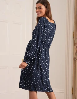 Best Seraphine Gekrauseltes Umstands- & Stillkleid Mit Tupfen