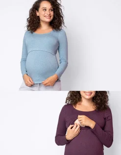 Shop Seraphine Gerippte Still- & Umstandstops - Doppelpack