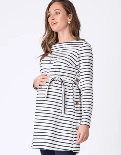 Store Seraphine Gestreifte Still- & Umstandstunika Baumwolle