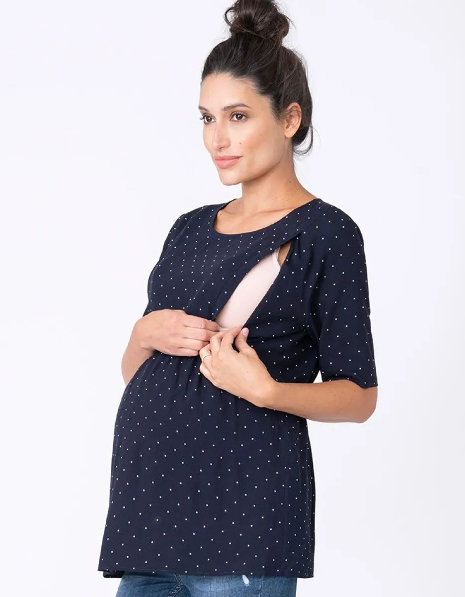 Fashion Seraphine Getupftes Umstands- Und Stillshirt