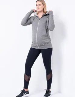 Best Seraphine Grau 3 In 1 Kapuzenpullover & Tragejacke