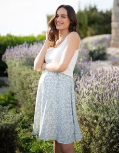 Store Seraphine Grunweises Umstands- & Stillkleid