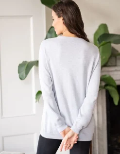 Shop Seraphine Hellgrauer Umstands- & Stillpullover