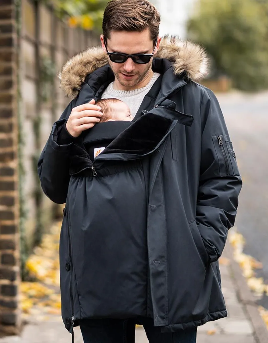 New Seraphine Herrenparka - Tragejacke Mit Einsatz Fur Die Babytrage