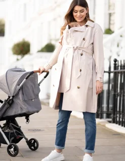 Best Sale Seraphine 3 In 1 Umstands- Und Babytrage-Trenchcoat Beige
