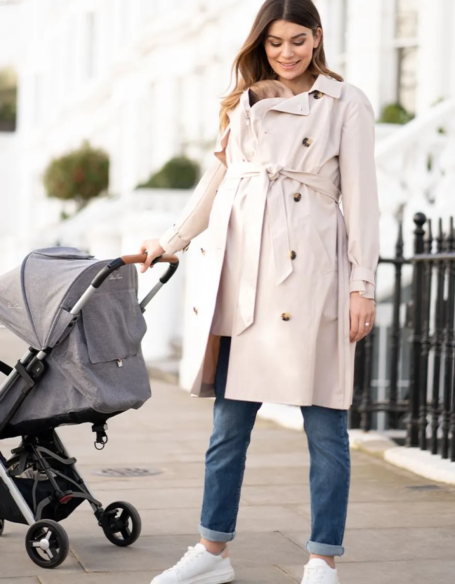 Best Sale Seraphine 3 In 1 Umstands- Und Babytrage-Trenchcoat Beige