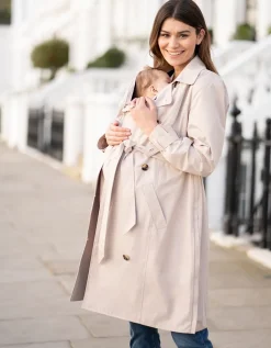 Best Sale Seraphine 3 In 1 Umstands- Und Babytrage-Trenchcoat Beige