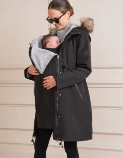 Best Seraphine 3 In 1 Umstands- Und Tragejacke Fur Den Winter - Schwarz