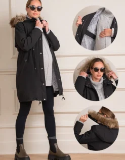 Best Seraphine 3 In 1 Umstands- Und Tragejacke Fur Den Winter - Schwarz