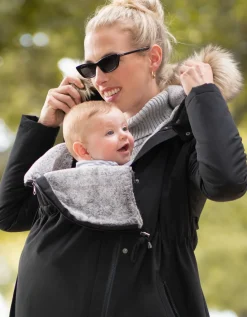Best Seraphine 3 In 1 Umstands- Und Tragejacke Fur Den Winter - Schwarz