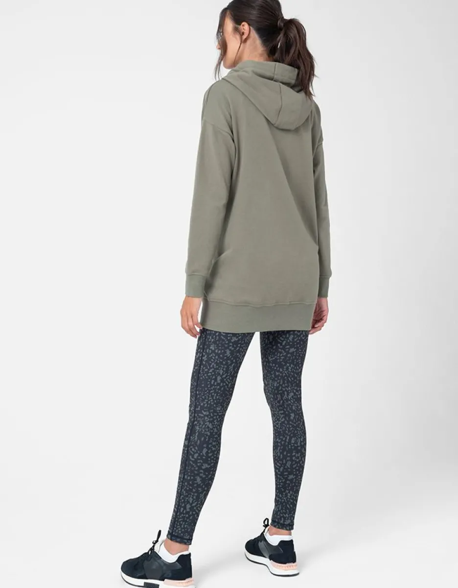 Shop Seraphine Khaki 3 In 1 Umstands- & Tragehoodie Baumwolle