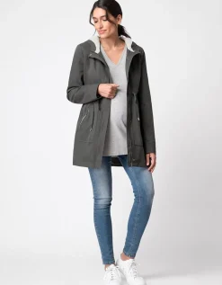 Best Sale Seraphine Khaki Utility Parka 4-In-1 Umstands- Und Babytragejacke Mit Kapuze
