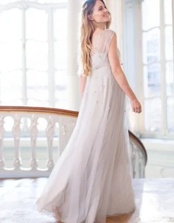 Online Seraphine Langes Festliches Umstandskleid In Nebelgrau