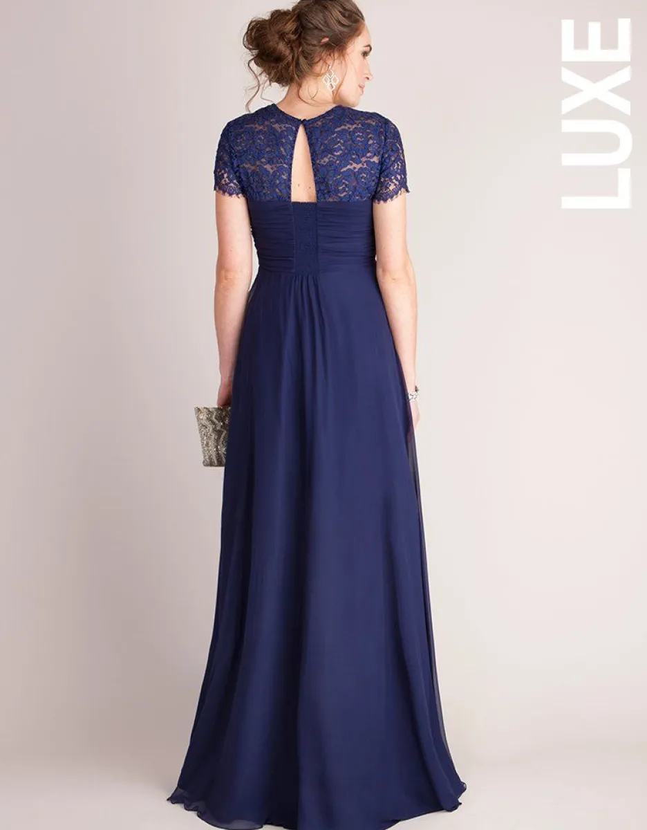 Best Seraphine Langes Umstandsabendkleid Aus Seide & Spitze