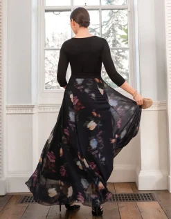 Shop Seraphine Langes Umstands-Maxikleid Mit Wickeltop