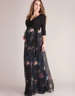 Shop Seraphine Langes Umstands-Maxikleid Mit Wickeltop