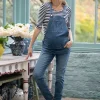 New Seraphine Light Wash Denim Umstandslatzhose