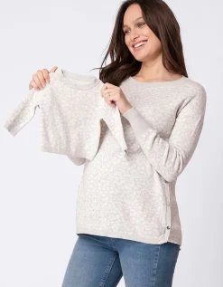 Store Seraphine Mama & Mini Animal Print Baumwollpullover