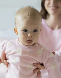 Cheap Seraphine Mama & Mini-Set Mit Passenden Rosa Ganseblumchen-Strickpullovern