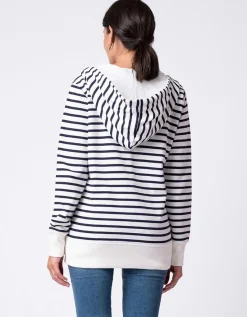 Discount Seraphine Marineblauer Und Weiser Streifen 3 In 1 Umstands- Und Babytrage-Hoodie