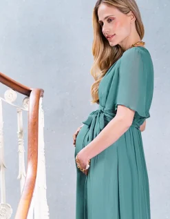 Best Sale Seraphine Maxi Still- & Umstandswickelkleid Salbeigrun