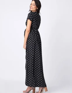 Store Seraphine Maxi Umstandskleid Im Wickelstil