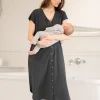 Store Seraphine Midi Geburtshemd Bio-Baumwolle