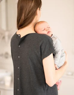 Store Seraphine Midi Geburtshemd Bio-Baumwolle
