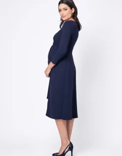 Shop Seraphine Midi Umstandskleid Mit Knoten
