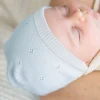 Shop Seraphine Mini-Baumwoll- Und Kaschmir-Blau-Strickmutze Fur Babys