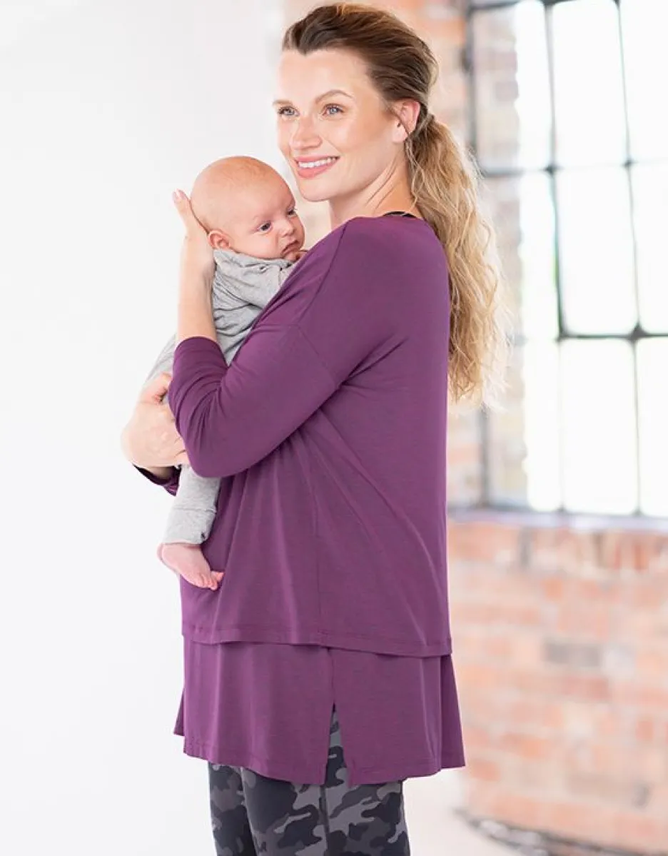 Clearance Seraphine Modal Umstands- & Stilltop Bordeaux