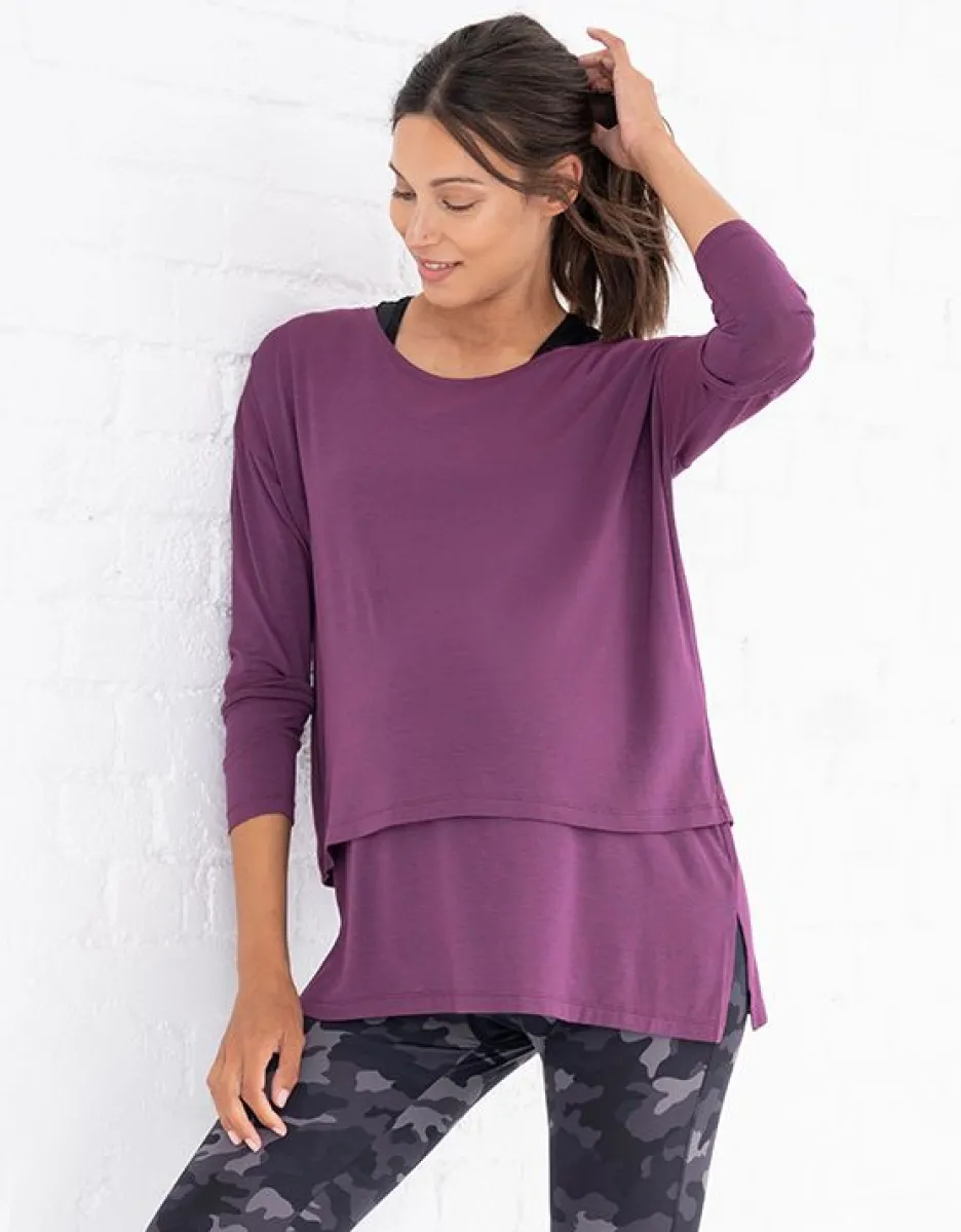 Clearance Seraphine Modal Umstands- & Stilltop Bordeaux